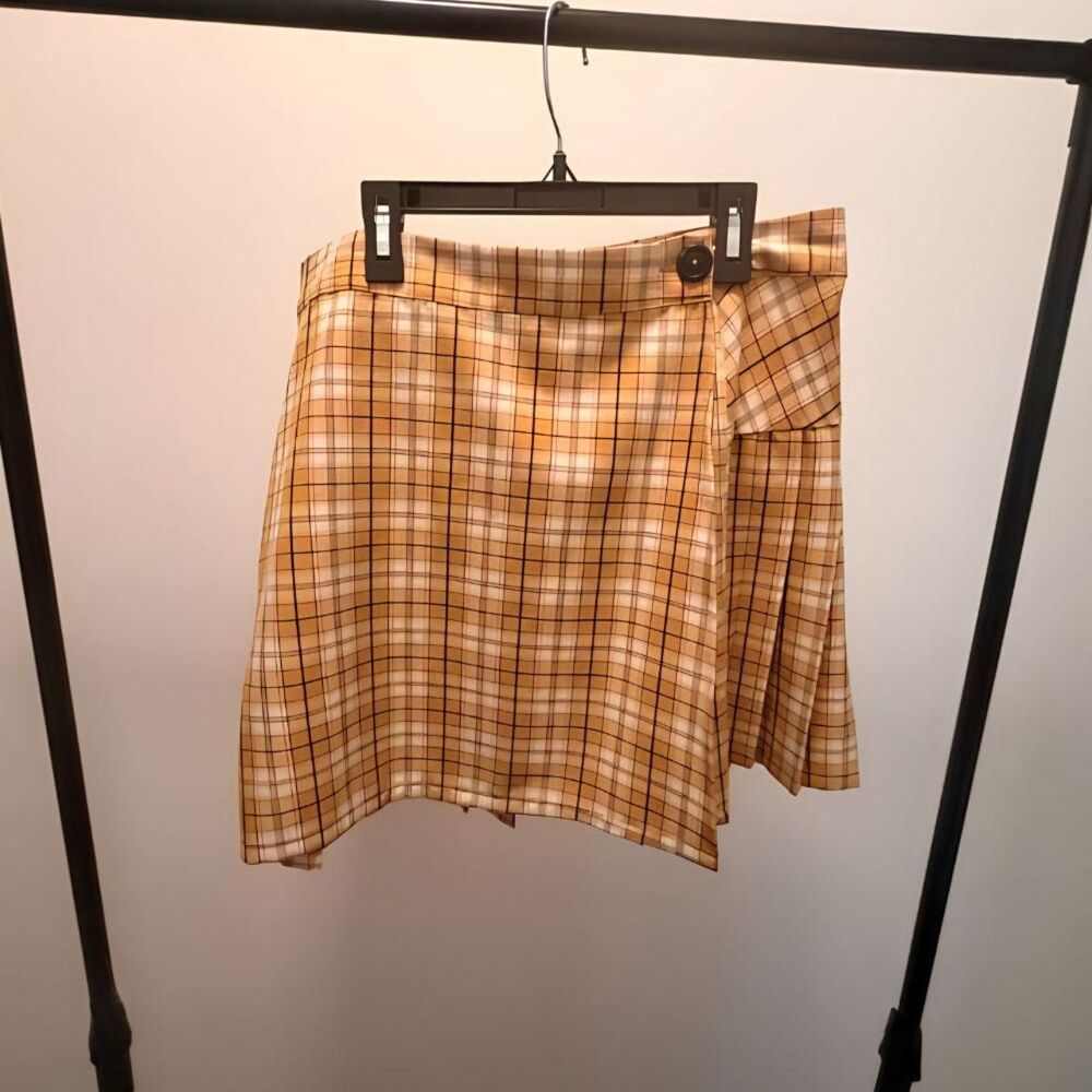Jolt Women's Yellow and Cream Skirt